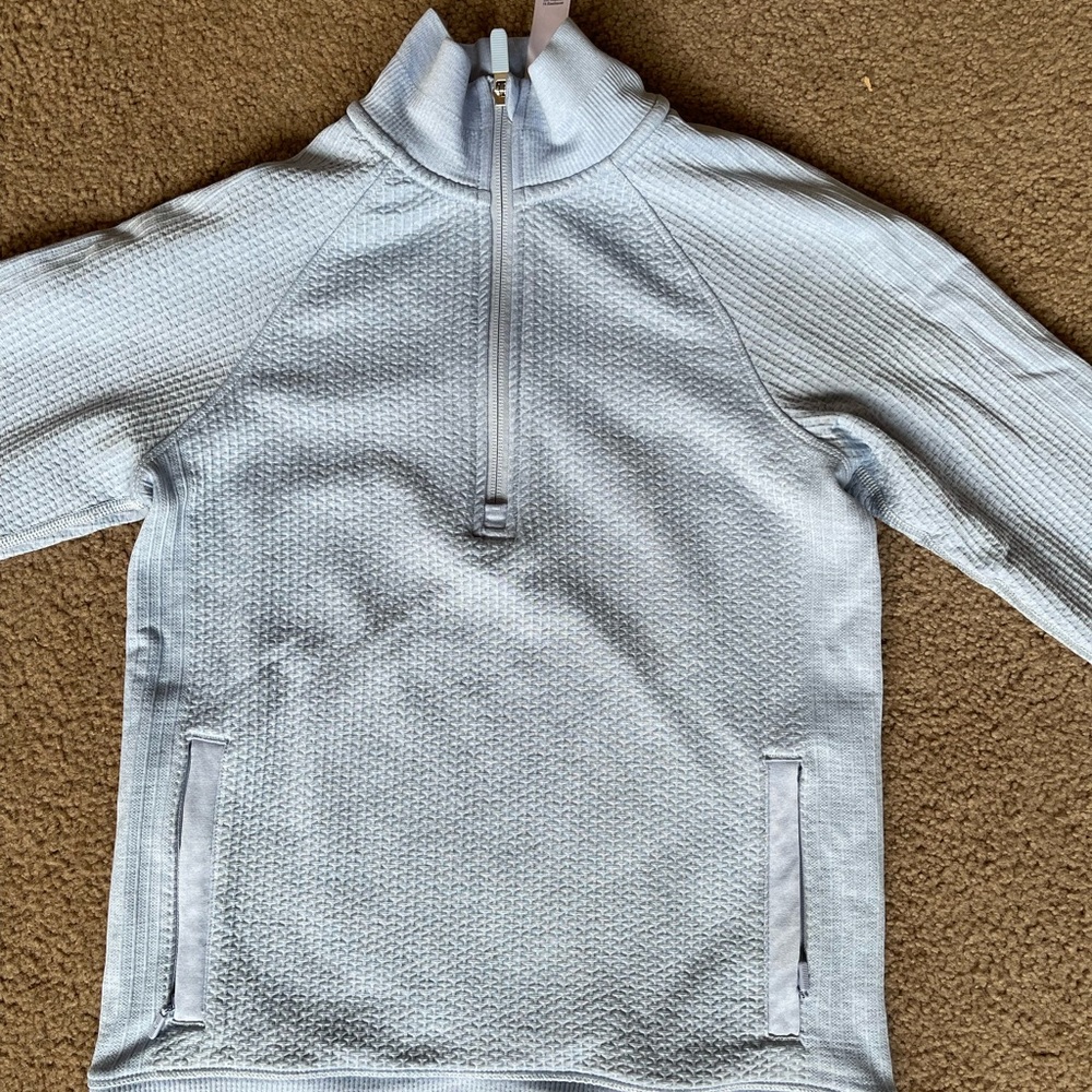 Engineered warmth half-zip